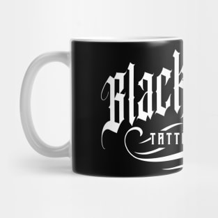 Black orchid tribal Mug